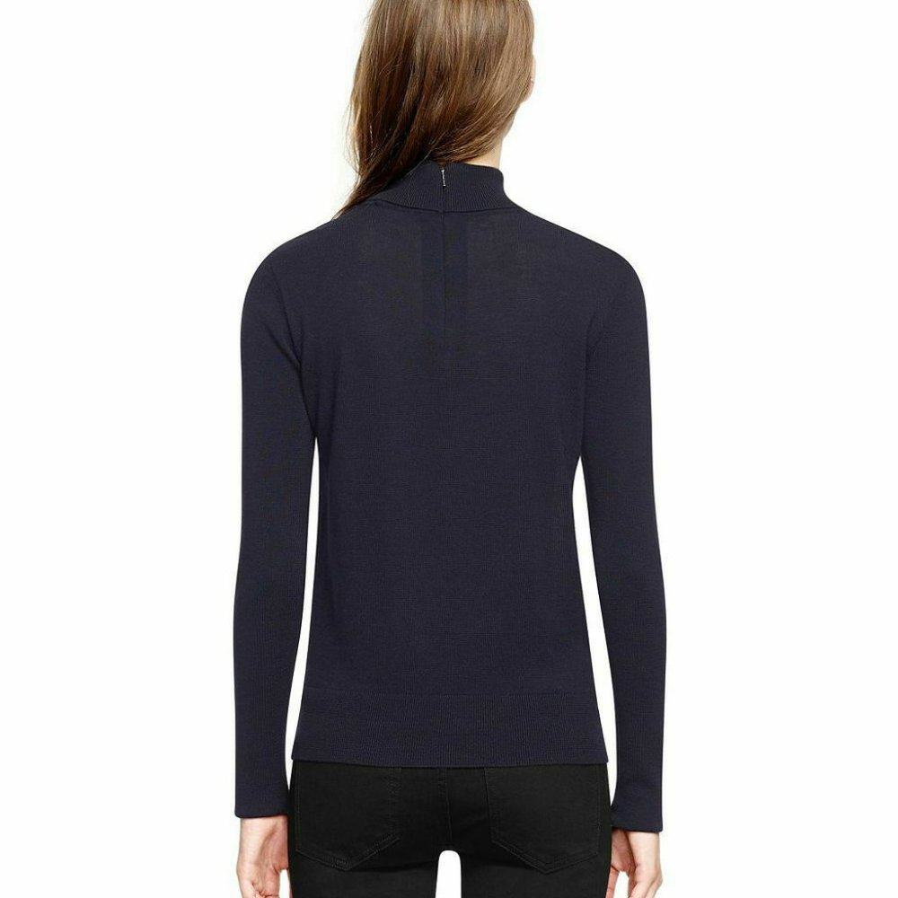 Tory Burch Etty Horse Pony Print Silk & Wool Lightweight Sweater Medium H11972 - Picture 10 of 12